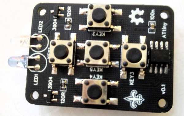 ATtiny13 TinyRemote SMD