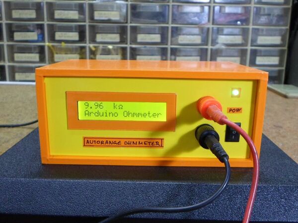 DIY Autorange Ohmmeter
