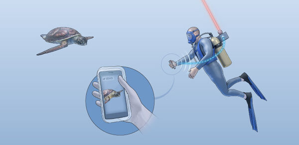 Angling for underwater WiFi
