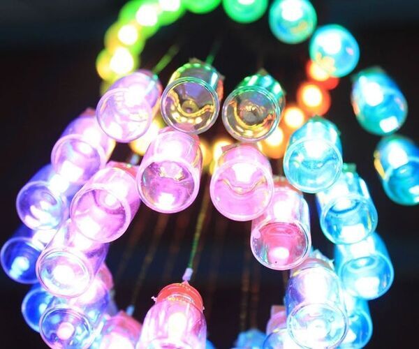 Arduino Chandelier From Jars