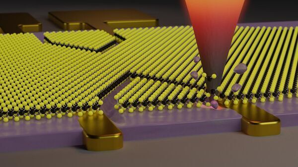 Researchers cut nanometer-sized patterns into 2D materials