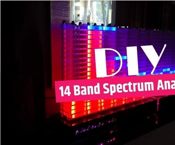 Super Sized Acryllic Spectrum Analyzer