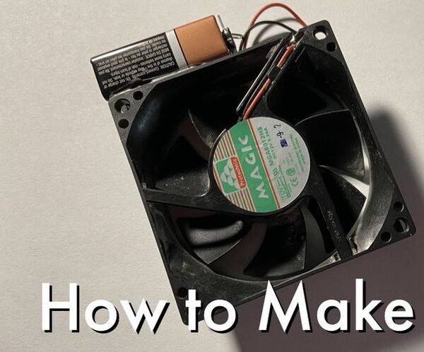 How to Make a Personal Mini Desk Fan Out of an Old Computer  Fits in Your Pocket