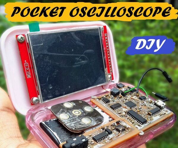 Pocket Signal Visualizer (DIY Home Made Portable Oscilloscope)