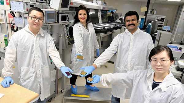Scaled-up perovskite solar cells developed by NTU Singapore scientists achieve highest recorded power conversion