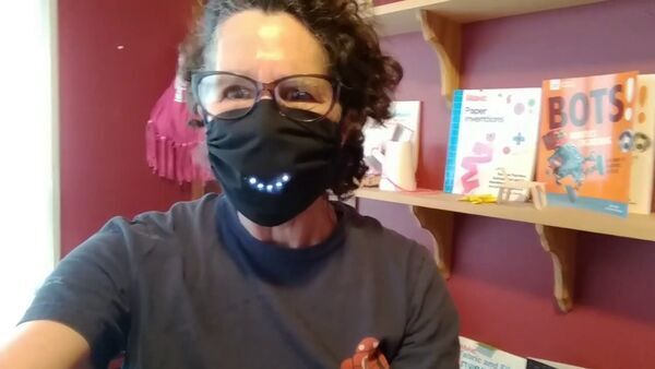 Chatty Light-Up Circuit Playground Express Mask