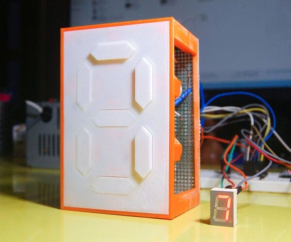Mechanical 7 Segment Display