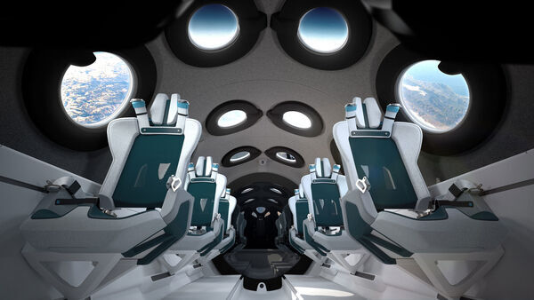 Virgin Galactic Reveals SpaceshipTwo Cabin Interior