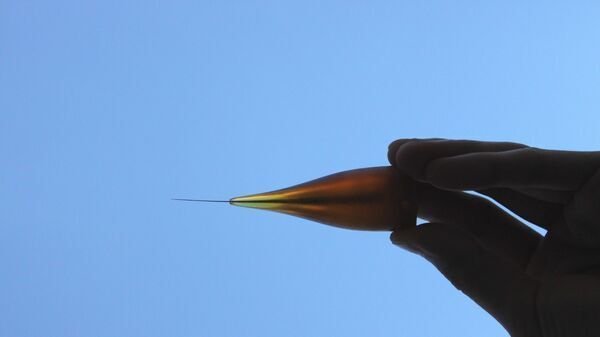 Using viscous metals in micro fibers