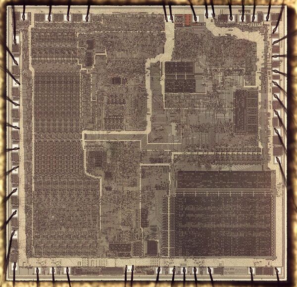 Inside the 8086 processor, tiny charge pumps create a negative voltage