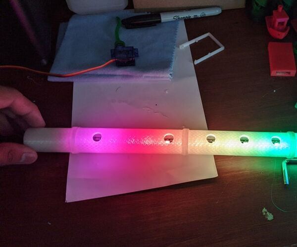 Rainbow Audio-Reactive Flute