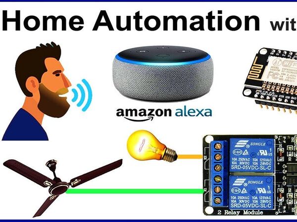 Alexa Home Automation System Using NodeMCU & Relay Module