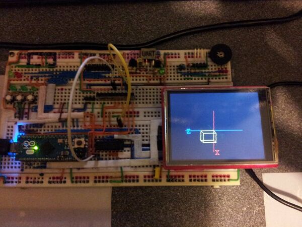 Arduino 3D Axonometric Projection
