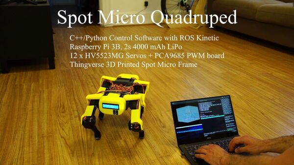 Spot Micro Quadruped Project