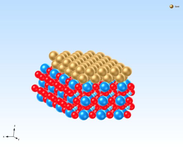 A touch of gold sends crystals electric with excitement