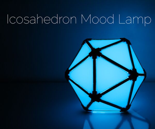 RGB Icosahedron Mood Lamp