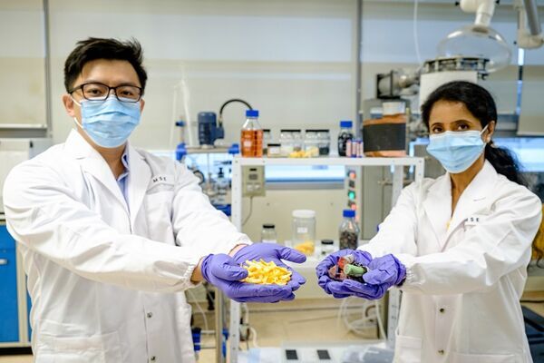 NTU Singapore scientists use fruit peel to turn old batteries into new