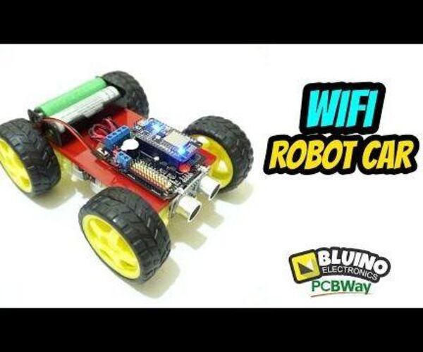 How to Make WiFi Robot Car ESP8266 Nodemcu Wemos