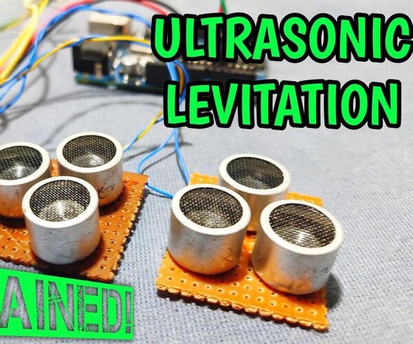 ULTRASONIC LEVITATION Machine Using ARDUINO