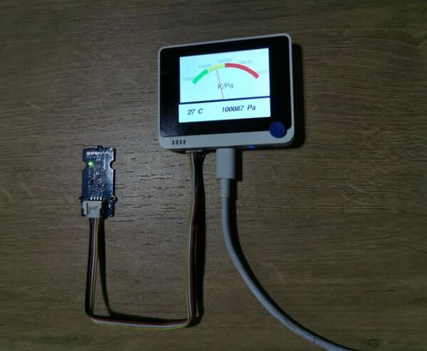 Barometric Pressure Sensor Using the Wio terminal