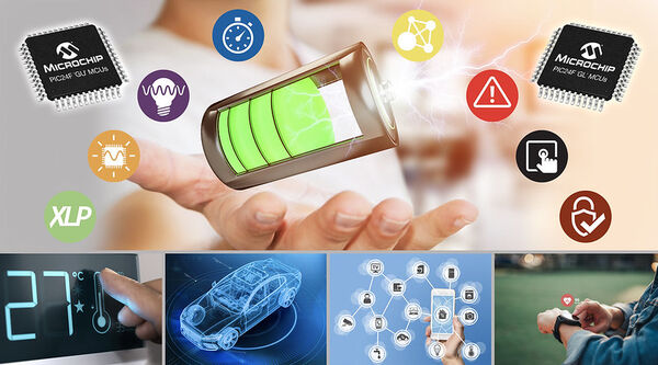 New PIC24F MCUs Feature Low-power Animated Display Driver for Battery-powered Devices