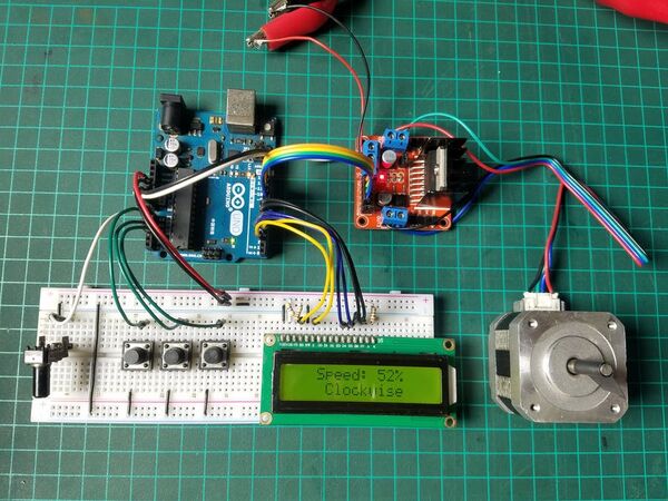 Stepper Motor Speed Controller