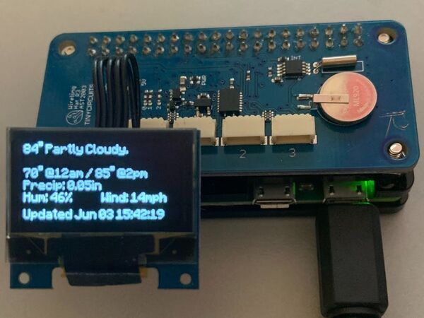 Pi Real Time Weather Forecast