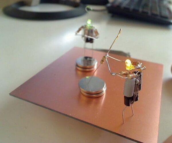 Tiny LED Blinking Figure