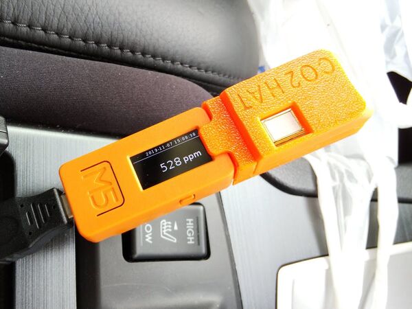 CO2 meter using M5StickC