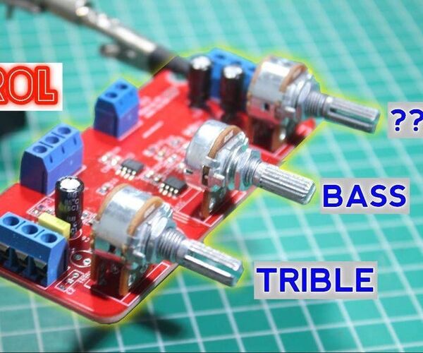 How to Make a Tone Control for Amplifier 2.1
