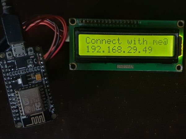 Wireless LCD Typer