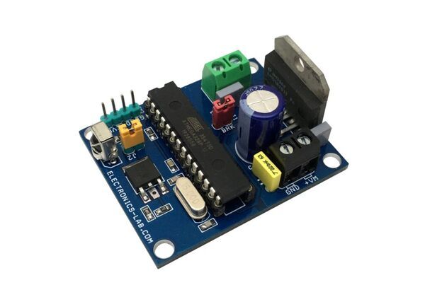 Brushed DC Motor Controller Using Infra-Red Remote
