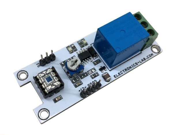 Analog Light Sensor + Light Sensitive Switch using OPT101