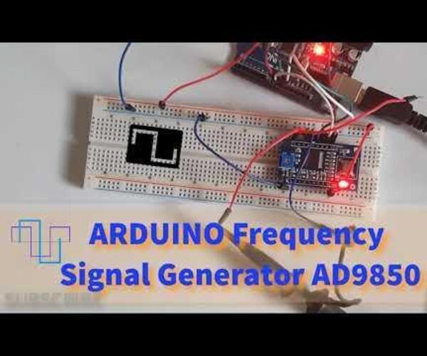 How to Use Arduino DDS Frequency Signal Generator AD9850