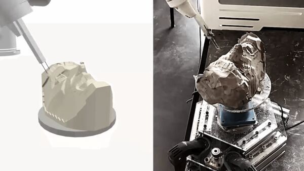 RobotSculptor: Artist-Directed Robotic Sculpting of Clay