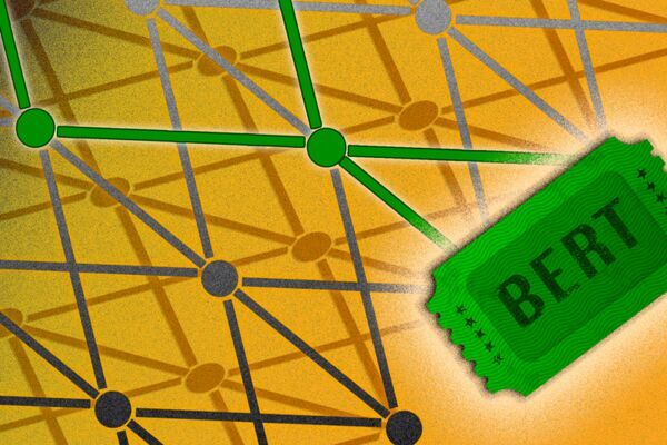 Shrinking massive neural networks used to model language