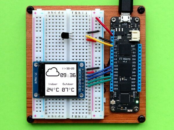 Weather Station Using Public Web Service Using Meadow