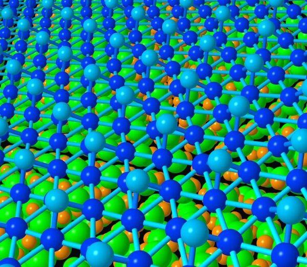 Electrons falling flat: Germanium falls into a 2D arrangement on zirconium diboride