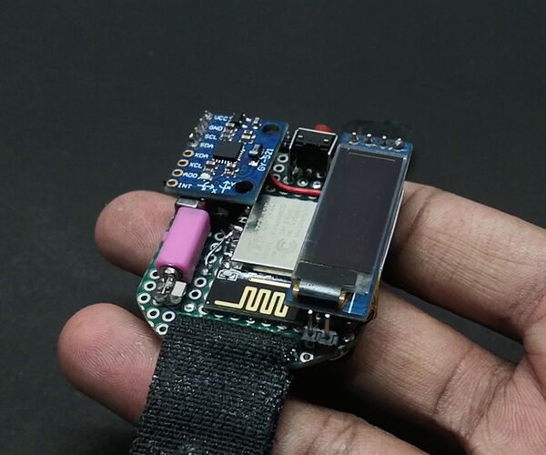 Smart Fitness Watch With ESP8266 - VScode