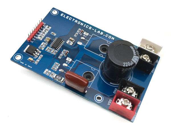 High voltage Half-Bridge with Current Feedback using L6390