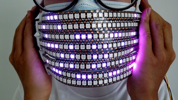 How to Make LEDs DIY Face Mask Using LED Strip, Arduino Nano
