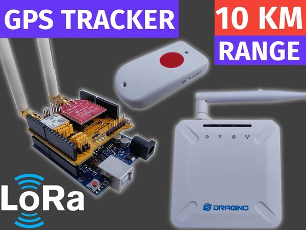 LoRa GPS Tracker Tutorial | LoRaWAN with Dragino and TTN