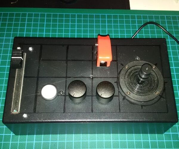 $50 Analog Joystick (HOTAS) With Haptic Feedback for Flight Sim