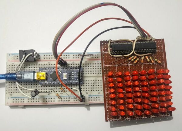 Music Spectrum Visualizer with Arduino Nano