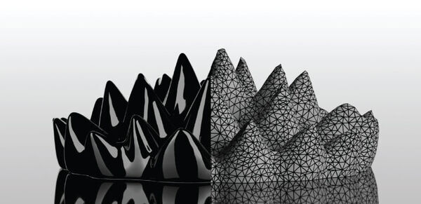 Ferrofluid surface simulations go more than skin deep