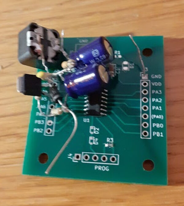 Boost regulator with ATtiny