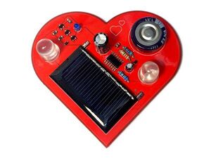 BEAM Solar Powered Pummer (Heart Shaped PCB)