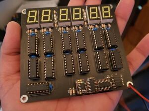 7400 Series Logic Clock