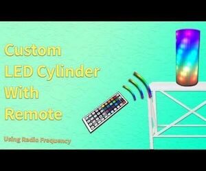 Remote Control LED Cylinder