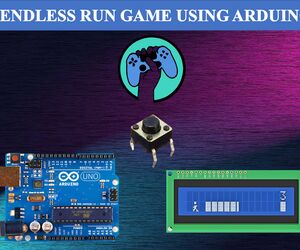 Arduino Endless Run Game Using LCD Display & Push Button